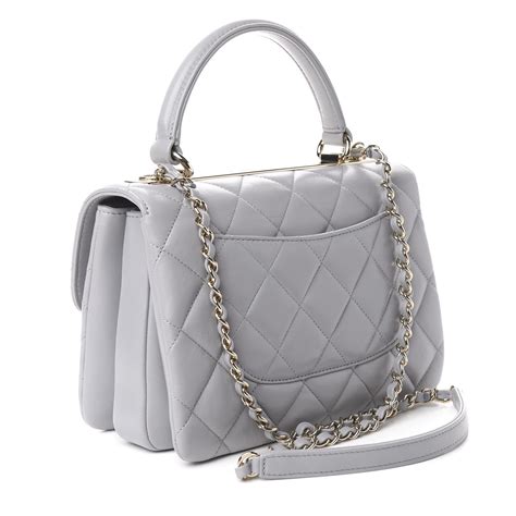 chanel cc grey|the chanel trendy cc bag.